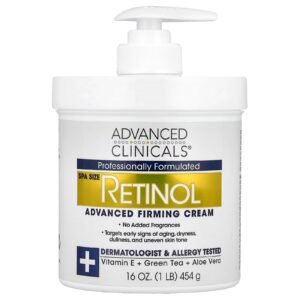 creme firmador avançado retinol, 454 g (16 oz) advanced clinicals