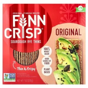 pão de centeio com fermento natural, original, 200 g (7 oz) finn crisp